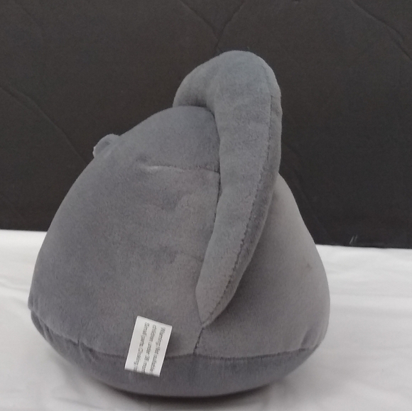 NEW Kawaii plush squishy grey cat, size 8" - Picture 3 of 4